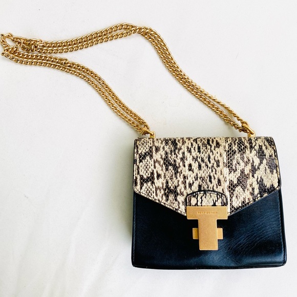 Tory Burch Juliette Exotic Mini Bag EUC - Picture 7 of 16